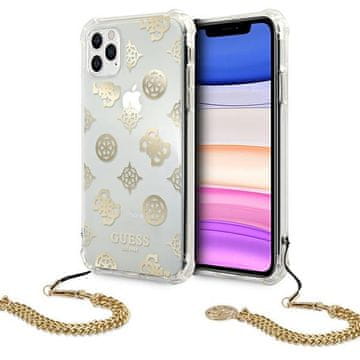 Guess GUESS FUTROLA ZA IPHONE 11 PRO PEONY CHAIN TVRDA FUTROLA VISOKE KVALITETE