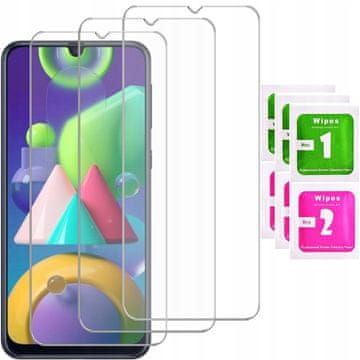 3x kaljeno staklo za Samsung Galaxy M21 zaštitna folija za ekran 9H set od 3