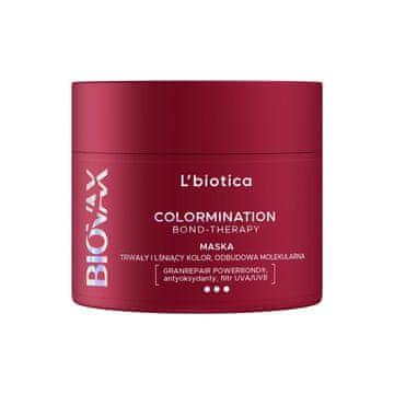 L'BIOTICA Biovax Colormination Bond Therapy obnavljajuća maska za obojenu kosu 200 ml
