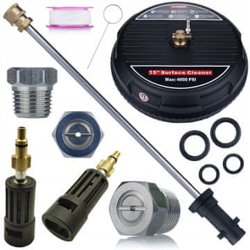 Rosfix Set Karcher T-Racer + lanca prosta 58 cm + adapter Lavor/Parkside → Karcher Bayonet | Set za perilicu tlaka | Čišćenje terasa, kocke, fasada