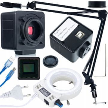 Rosfix Rosfix podesivi krak za digitalni mikroskop ODM-180X 50mm i 32xLED rasvjeta i kamera Crux PRO KMCP-HDMI-USB 5mp serija Plantes Pro