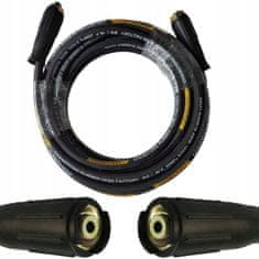 Rosfix SteelHose Black Pro 10m - čelično crijevo za visokotlačne perače Karcher HD HDS | M22 x M22 | do 250 bar | crno | 155°C | Visokotlačno