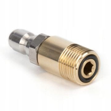 Rosfix Rosfix adapter za brzo spojavanje 1/4 INOX na M18x1,5 M | 250 bar | Za Lavor Vertigo 26 i Karcher HD HDS | mjedeni