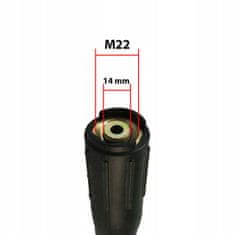 Rosfix SteelHose Black Pro 10m - čelično crijevo za visokotlačne perače Karcher HD HDS | M22 x M22 | do 250 bar | crno | 155°C | Visokotlačno