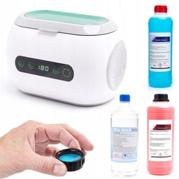 Perilica / kada ultrazvučna PS-06A 35W 600ml + tekućina Tech-Sonic 1L (plava) + Surfa Sonic CleanTech 1L (crvena) + izopropilni alkohol