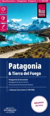 E.I. Patagonia, Ziemia Ognista 1:1 400 000. Wodoodporna mapa samochodowo-turystyczna. Wyd. 2024.