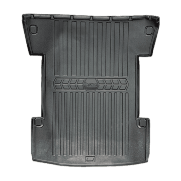 Prostirka za prtljažnik za Volkswagen Caddy III, IV 2K 2003-2020 verzija sa 7 sjedala (3. red sjedala preklopljen), duga baza