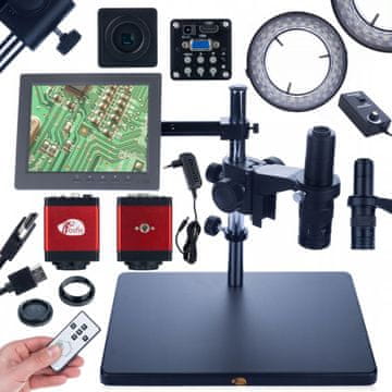 Rosfix Earth Pro MCEP-0.5X digitalni mikroskop + Scorpius Pro KMSP-HDMI-USBI kamera + osvjetljivač + Draco crvena kamera