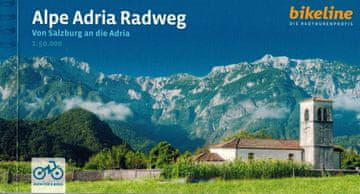 Alpe Adria Radweg: Od Salzburga do Jadranskog mora. Vodootporni biciklistički atlas. Objavljeno 2024. Esterbauer GmbH