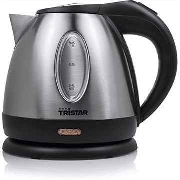 Tristar | Kuhalo za vodu | WK-1323 | Standardno | 1500 W | 1,2 l | Nehrđajući čelik | Podnožje okretno za 360° | Srebrno