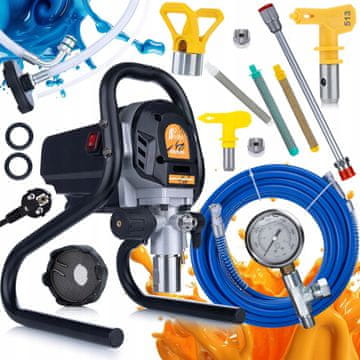 Rosfix Rosfix agregat za bojanje Rosfix EcoFlow 1200, 1,7L/min, 1200W + mlaznica 513 + 3x filtar 30, 60, 100 + lanceta 30cm