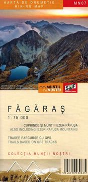 Fagaras / Planine Fagaras 1:75 000 / 1:35 000. Turistička karta MN07. Objavljeno 2023.