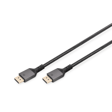 Digitus | DisplayPort kabel | Muški | 20-pinski DisplayPort | Muški | 20-pinski DisplayPort | 3 m | Crni