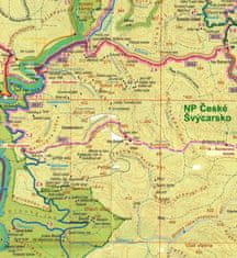DE Cesky Sever - Ceske Svycarsko / Bohemian Switzerland. Turistička karta 90 u koferu. On-line anketiranje