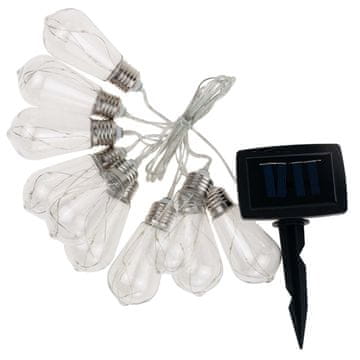 TG60454 Solarne vrtne lampe, balkonske lampe, žarulje za potkrovlje, LED lanac, solarna vijenac