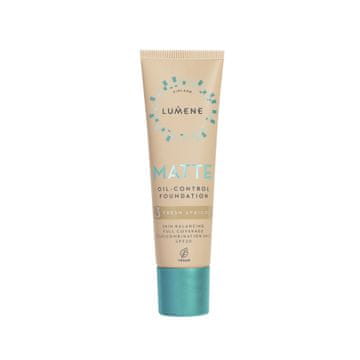 Lumene Lumene Matte Oil-Control matirajući puder za lice SPF20 - 3 Fresh Apricot 30ml