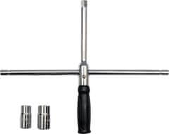 YATO Sklopivi ključ za kotače automobila u futroli. Nastavci 17mm, 19mm, 21mm, 23mm / YT-08035 / YATO