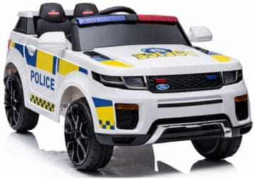 BBH-021 Automobilska LED svjetla na baterije s glazbenim daljinskim upravljačem, policijsko bijela