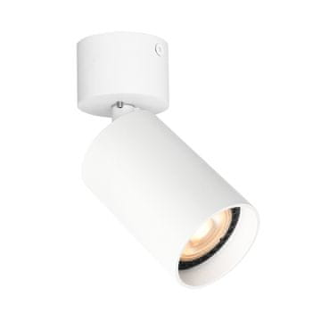 Stropni reflektor bijeli, pomični, okrugli, Ø5,6 cm, za dnevni boravak, kuhinju, 1xGU10 10W, NESTO Italux