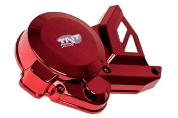 TNT Racing Poklopac/zaštita alternatora/generatora/paljenja/lančanika , crvena, Aprilia/Derbi/Gilera 2006- (D50B)