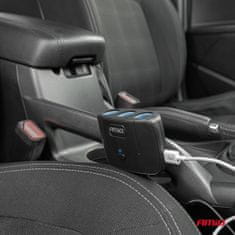 AMIO Razdjelnik za upaljač s punjačem 2x USB-A UKLJ./ISKLJUČ. 12V 24V 100W 70cm -04362