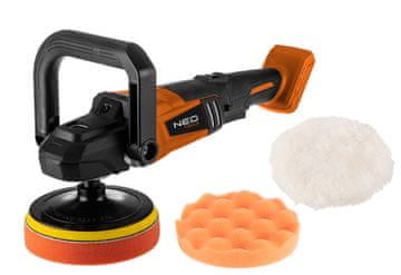 Bežična polirka bez četkica Energy+ 18V, Li-ion, M14 150 mm, 800-2300 min-1, bez baterije