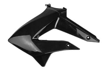 TNT Racing poklopac hladnjaka / oklop / plastični, lijevi, crni, Derbi Senda DRD 10-17 / Gilera RCR, SMT 11-17