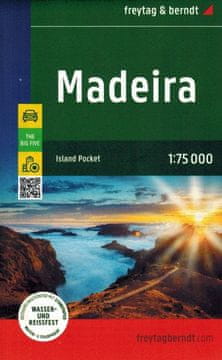Freytag & Berndt Madeira 1:75.000. Vodootporna cestovna i turistička karta. Objavljeno 2024.