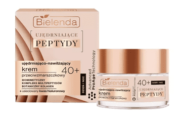 Bielenda Firming Peptides 40+ učvršćujuća i hidratantna krema protiv bora za dan i noć 50 ml