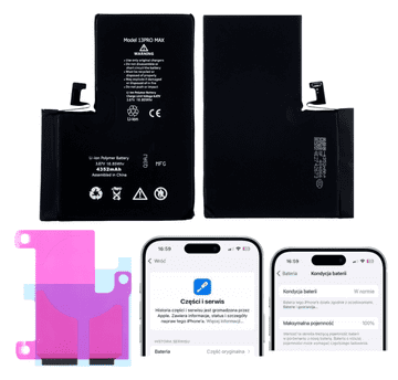 Baterija za iPhone 13 Pro Max, bez poruke, 4352 mah, oem kvaliteta, kondicija 100%