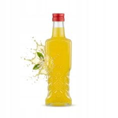 BE 5x ukrajinska boca 200ml + čep za likere, vino, alkohol, sirup, sok 0.2l