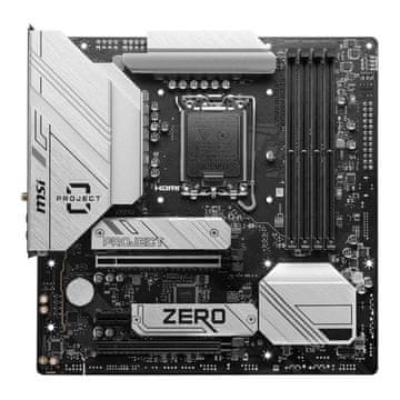 MSI Msi b760m project zero matična ploča, ddr5, sata3, m.2, usb3.2, wifi, bt, pcie5.0, lga 1700, m.2
