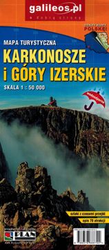 Krkonoše i Jizerske ine 1:50.000. Plastificirana turistička karta. Izdanje 2024. Galileos