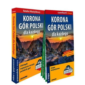 Kruna poljskih planina za svakoga 2 u 1. Vodič i laminirana karta. Izdanje 2025.
