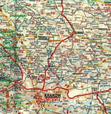Accent Bikes Malopoljsko vojvodstvo 1:250.000. Plastificirana administrativna i turistička karta.