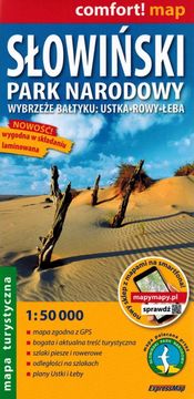 Nacionalni park Słowiński 1:50.000. Laminirana turistička karta. Izdanje 2023.