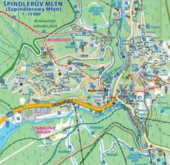 Compass Krkonoše i Jizerske planine 1:35.000. Laminirana turistička karta. Izdanje 2026. Kompas.