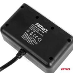 AMIO Razdjelnik za upaljač s punjačem 2x USB-A QC3.0 12V 24V 120W 80cm -04364