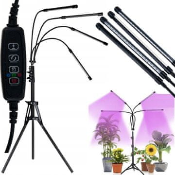 IM012 lampa ZA rast biljaka, velika, 4 panela, daljinski upravljač, timer, stalak