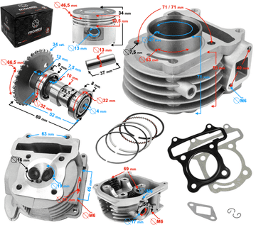 Moretti Adapter Subaru Impreza, Legacy, Forester, Outback -> 2008 na ISO