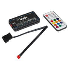 Akyga AK-CA-73 Hub 12-portni JST 6-pinski RGB kontroler ventilatora + daljinski upravljač
