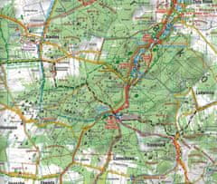 Compass Kraków-Częstochowa Upland 1:50.000. Kaširana turistička karta. izdanje iz 2025. Kompas