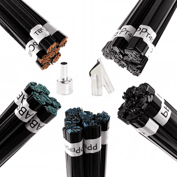 Komplet veziva ABS + PP + PP/EPDM + PP-T40 + PC+PBT + nastavak s lijevkom + ravni nastavak 10mm