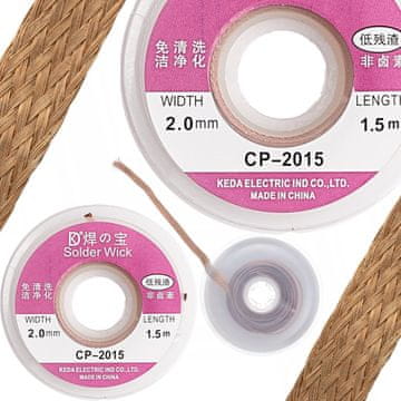 Plecionka lutownicza za kositr CP-2015 2mm