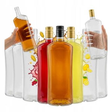 BE 10x Boca Diva 1000ml boce ZA MJESEČINU, TINKTURU, VODKU, SOK, SIRUP 1L