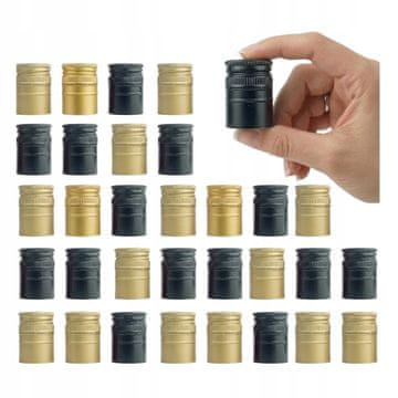 BE 50X dugih čepova ZA boce 31,5 x 44 aluminijski čvrsti čep