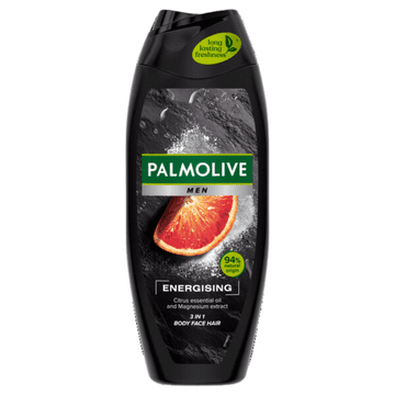 Palmolive Men Energising 3u1 energizirajući gel za tuširanje za lice, tijelo i kosu 500 ml