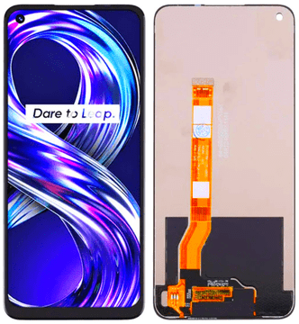 Originalni lcd zaslon + dodirni ekran realme 9 pro 5g rmx3471 rmx3474 (obnovljen) crni