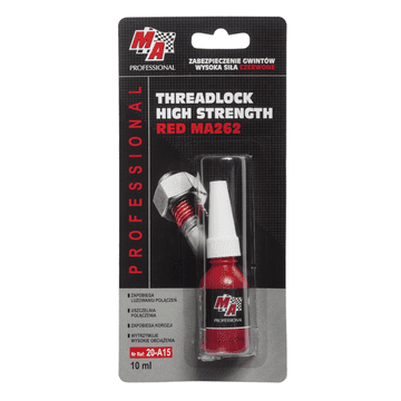 AMTRA MA professional - Sredstvo za osiguranje vijaka crveno - Izdržljivo blister od 10 ml.