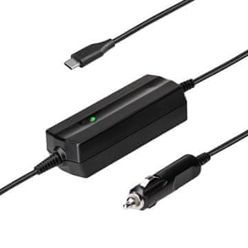 Akyga USB-C automobilski adapter AK-ND-83 5 - 20V / 3 - 3,25A 65W USB tip C napajanje QC 3.0